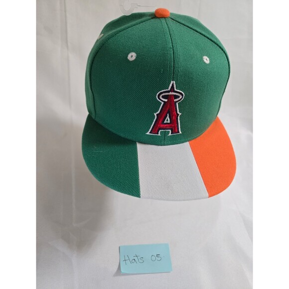 Los Angeles Angels Other - Los Angeles Angels Irish Heritage SGA Snapback Hat - Shamrock Ireland Flag Brim